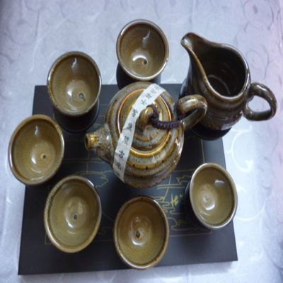窯變釉茶具 高檔禮品茶具的藝術(shù)與實(shí)用